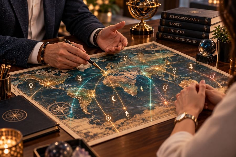 Astrocartography