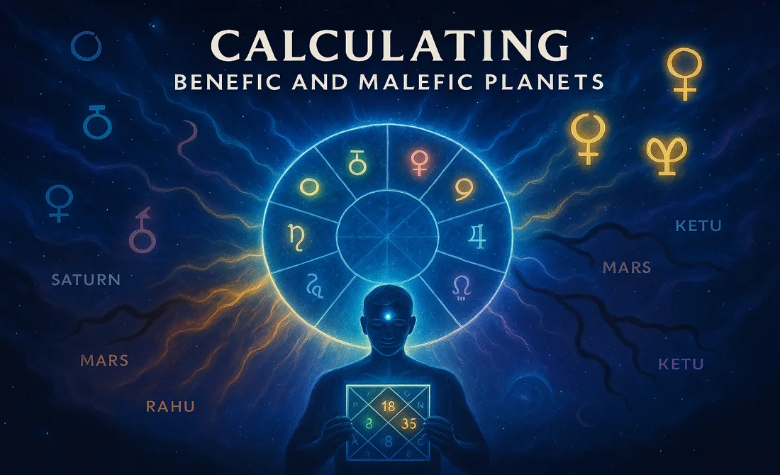 Identify Benefic and Malefic Planets