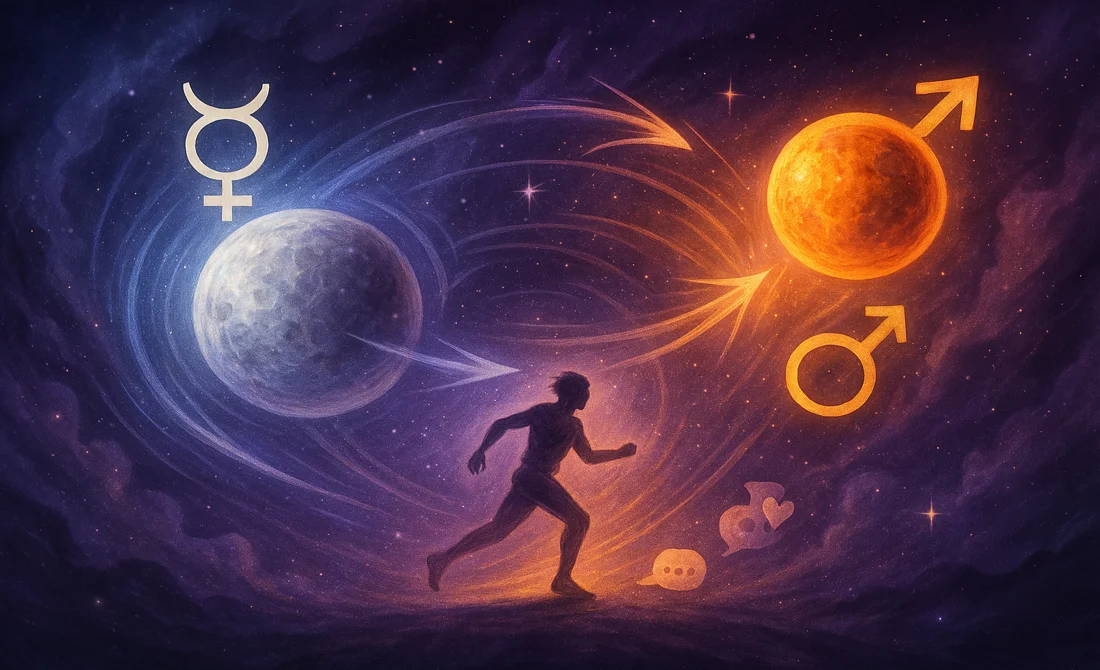 Mars-Venus Conjunction Effects