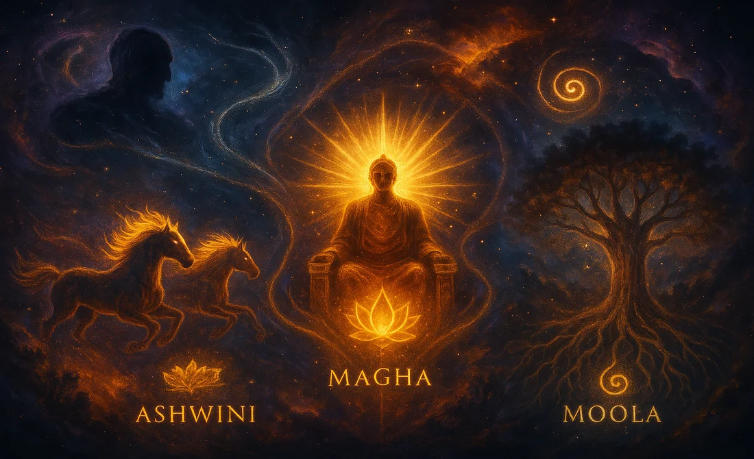 Ashwini, Magha, Moola: Ketu’s Nakshatras