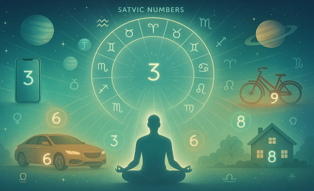 Sattvic Numbers for Vehicles, Phones