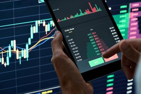 Crypto,Trader,Investor,Broker,Holding,Finger,On,Buy,Or,Sell Crypto,Trader,Investor,Broker,Holding,Finger,On,Buy,Or,Sell